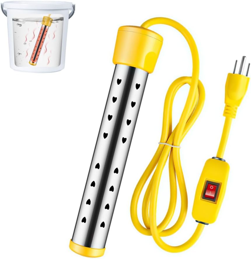 1500W Immersion Water Heater for Wash Buckets