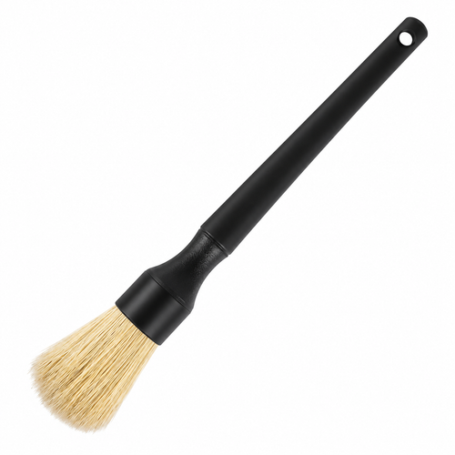 Detail Supply natural boar hair detailing brush with black handle