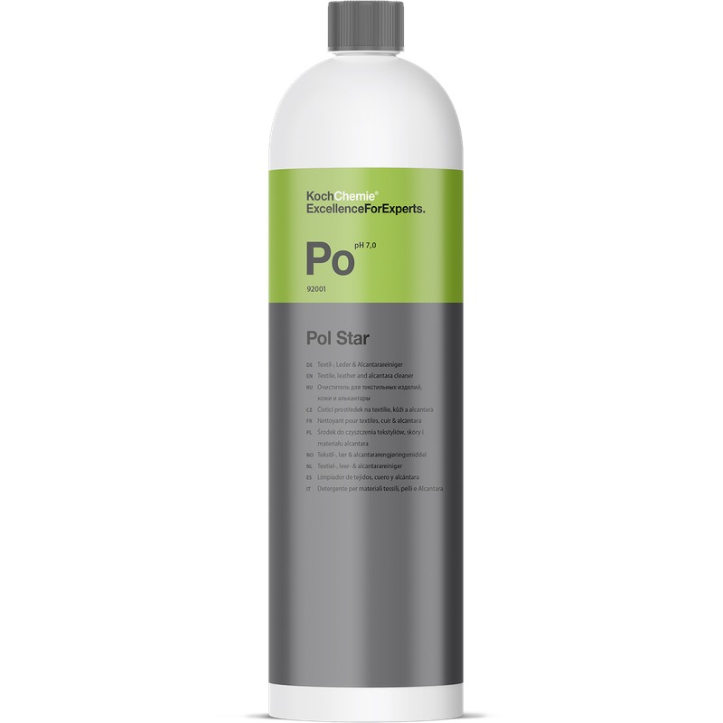 Koch Chemie Pol Star Neutral Leather, Suede & Upholstery Cleaner 1L