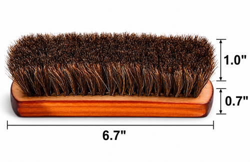 Detail Supply horsehair brush size: 6.7 inch long with 1.0 inch bristles