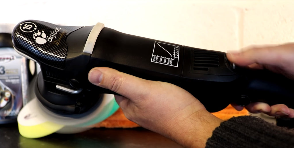 RUPES LHR15ES BigFoot Random Orbital Polisher 5in (15mm Orbit)