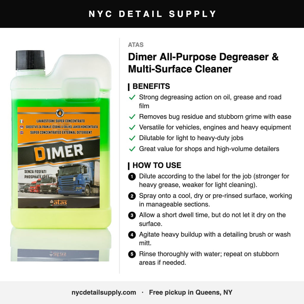 ATAS Dimer All-Purpose Degreaser & Multi-Surface Cleaner - how to use and benefits