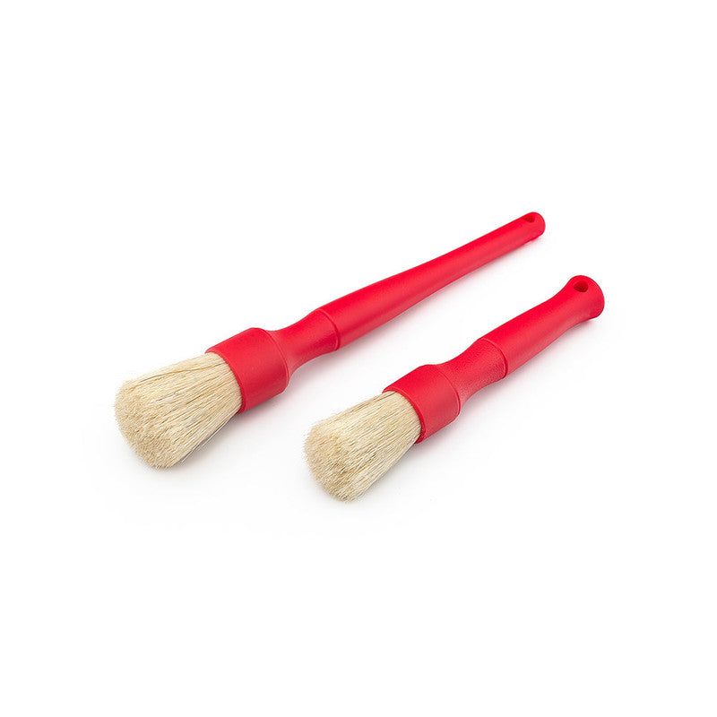 Detail Factory Boar Hair Detailing Brushes (Red 2 pack)