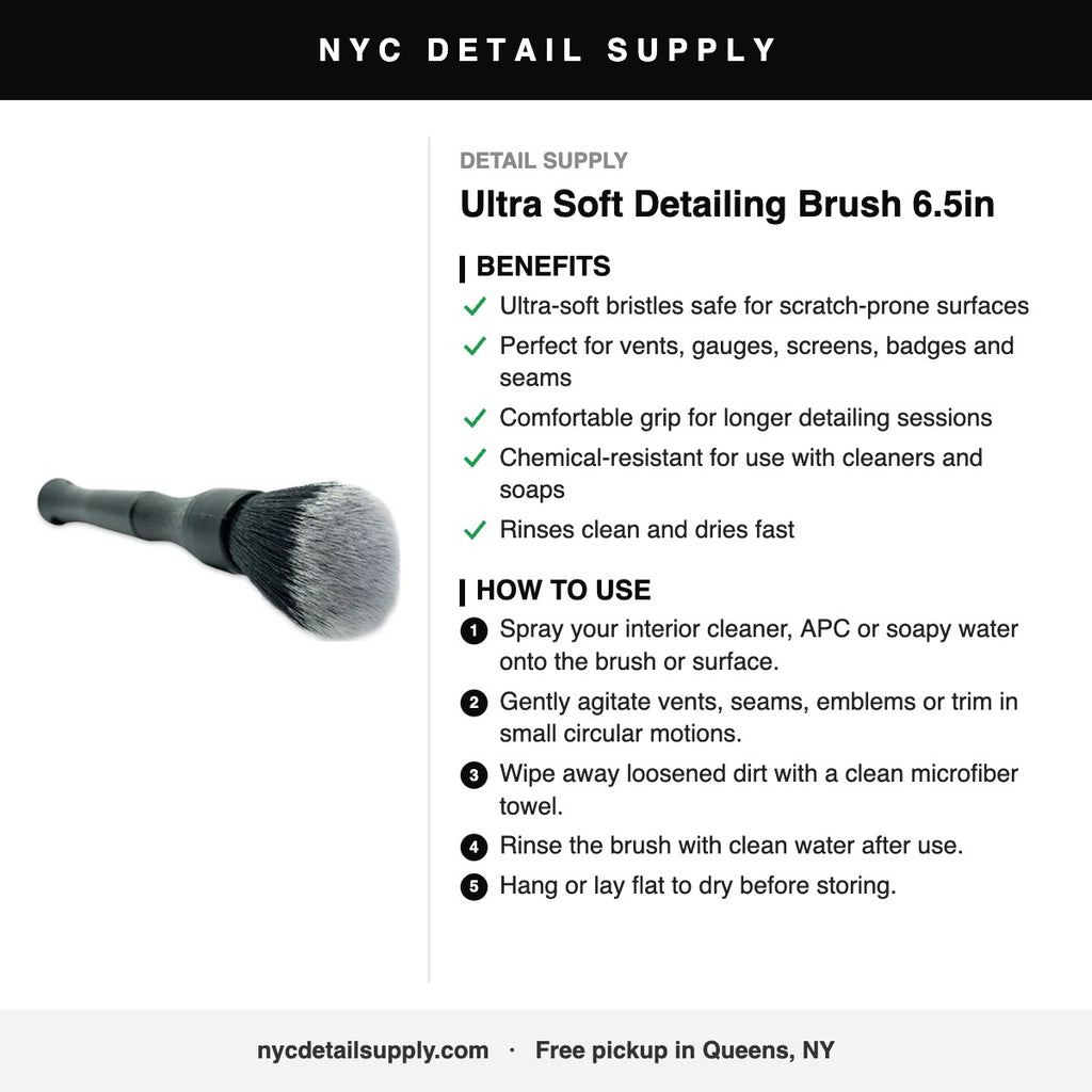 Detail Supply Ultra Soft Detailing Brush 6.5in - how to use and benefits