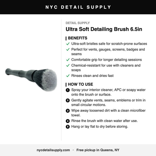 Detail Supply Ultra Soft Detailing Brush 6.5in - how to use and benefits