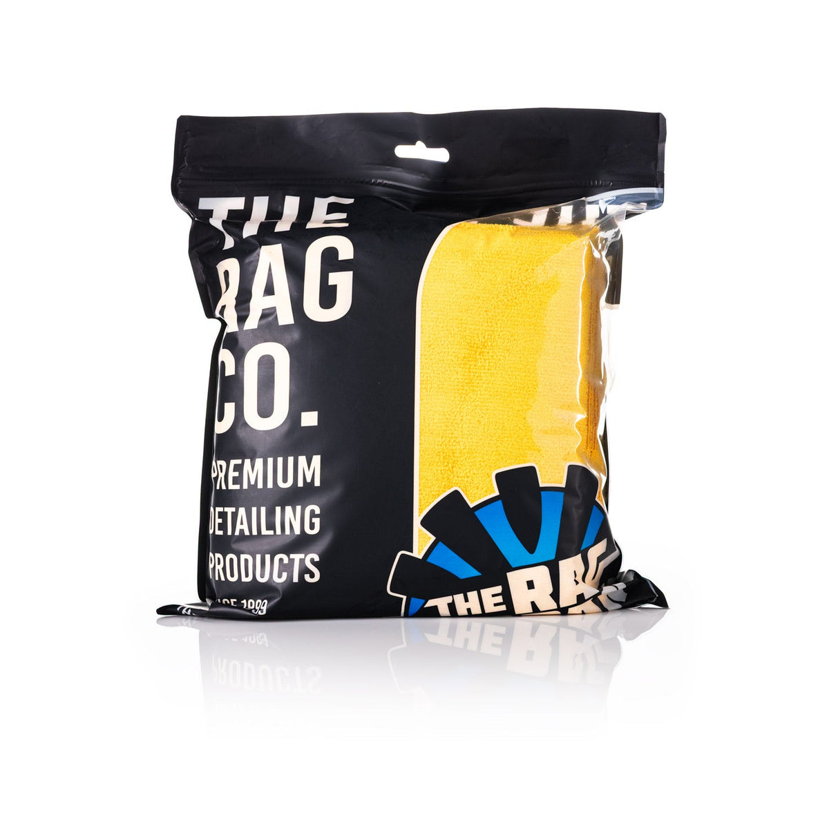 The Rag Company Edgeless 365 GSM Microfiber Towels 16" x 16" Gold 10-Pack