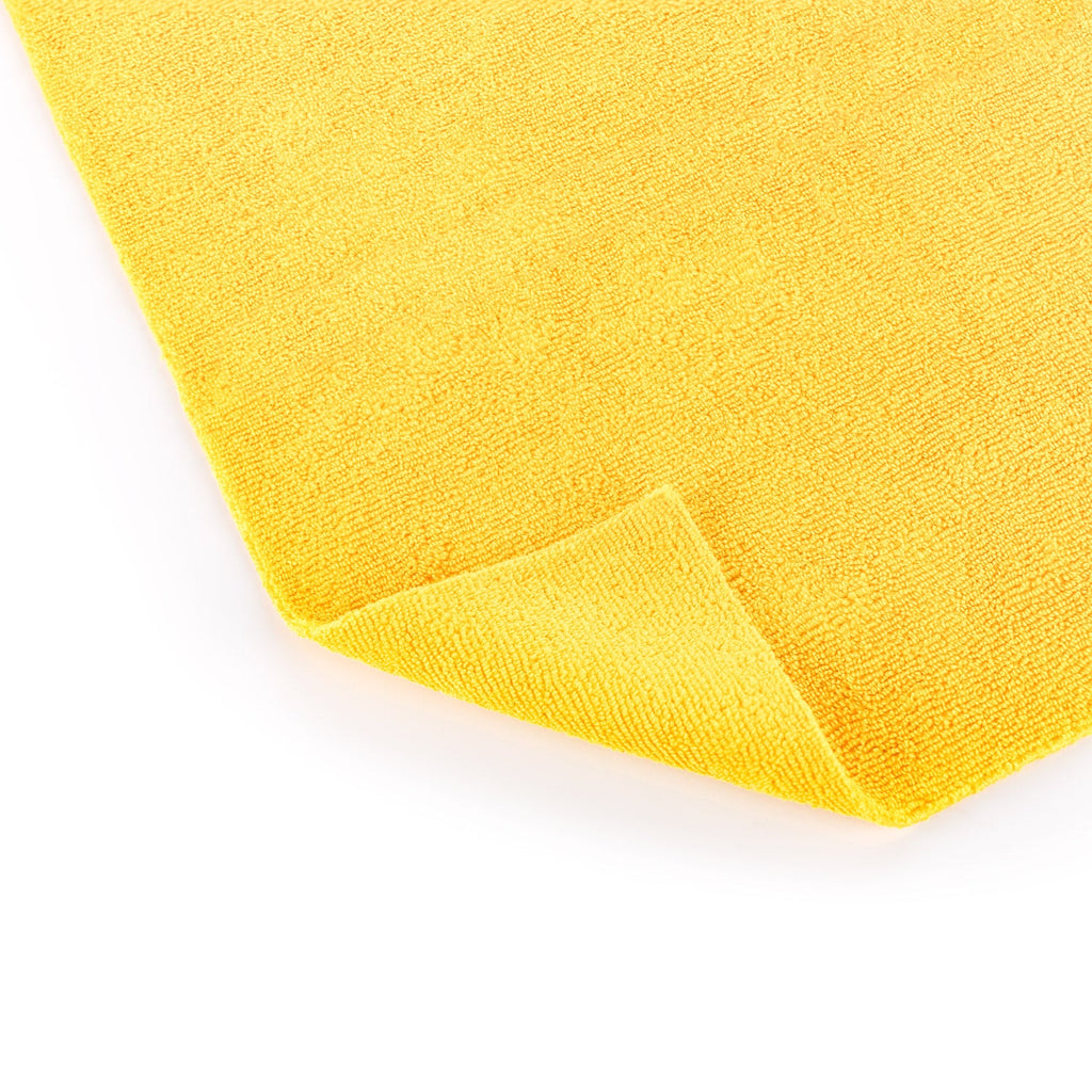 The Rag Company Edgeless 365 GSM Microfiber Towels 16" x 16" Gold 10-Pack