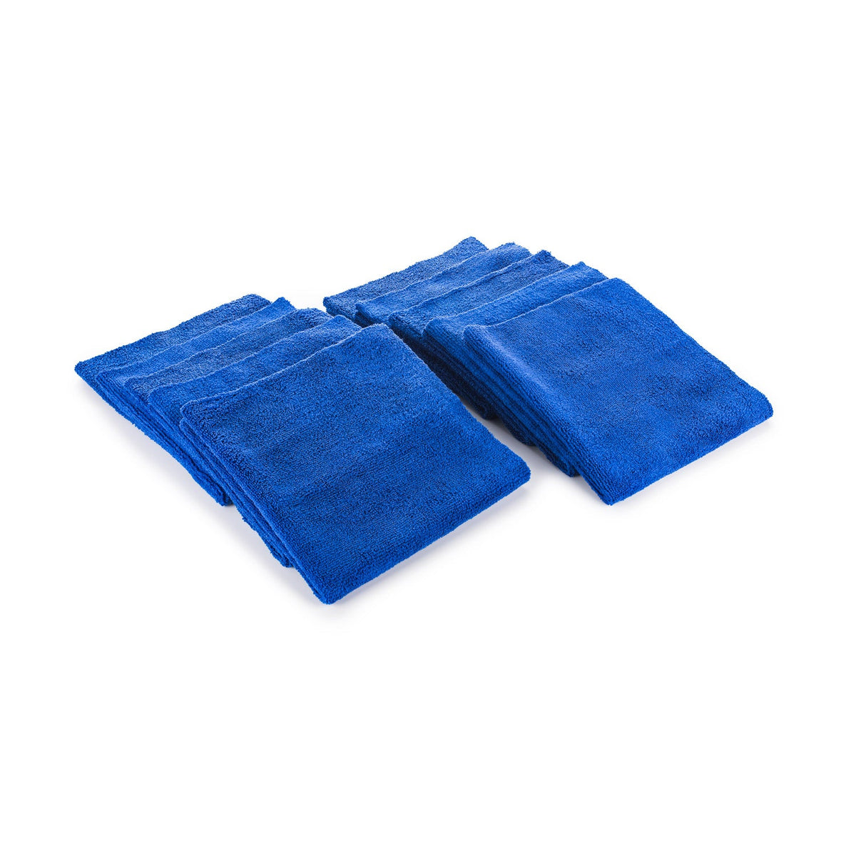 The Rag Company Edgeless 365 GSM Microfiber Towels 16" x 16" Royal Blue 10-Pack