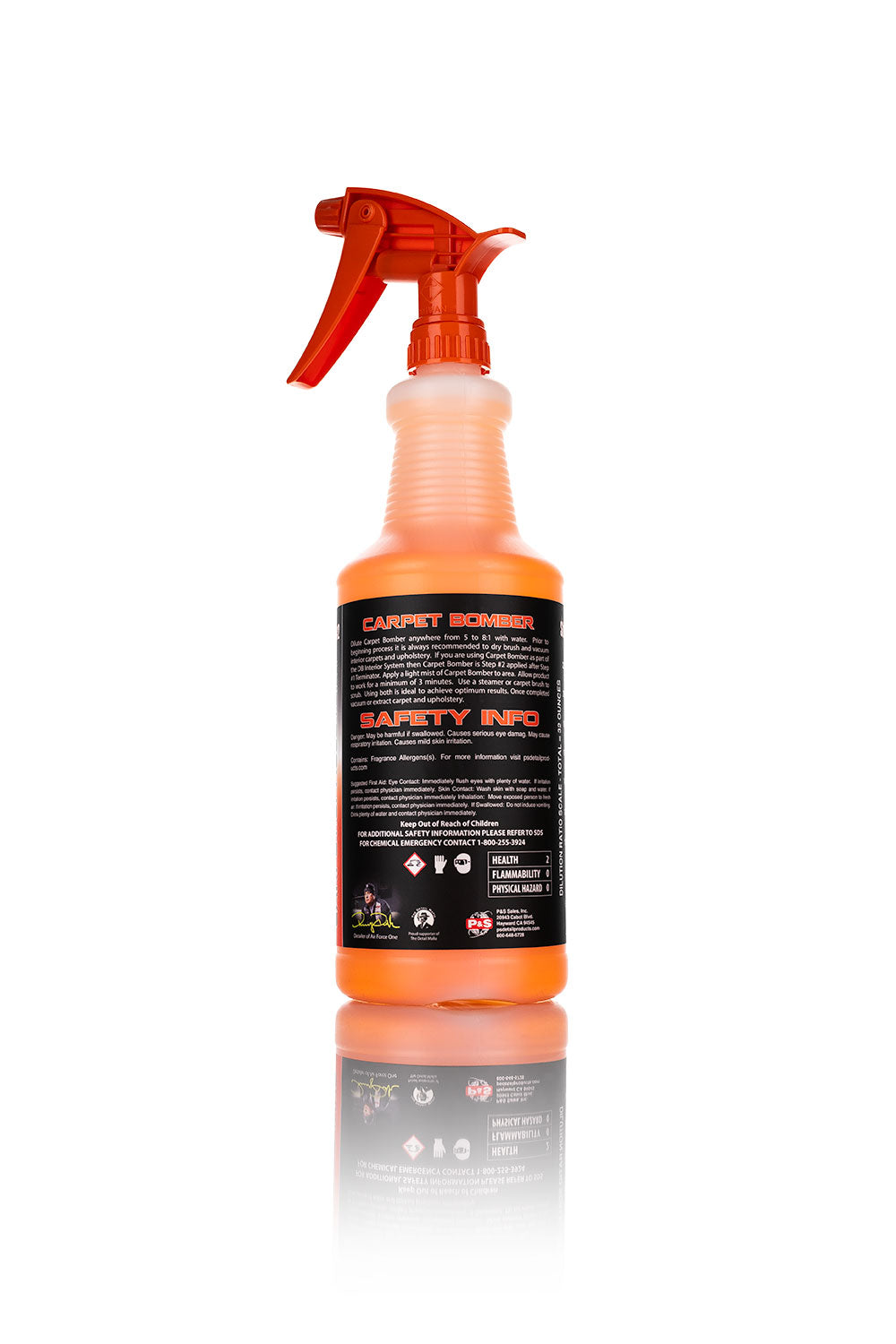 P&S Carpet Bomber Carpet & Upholstery Cleaner 1 Quart (32oz)