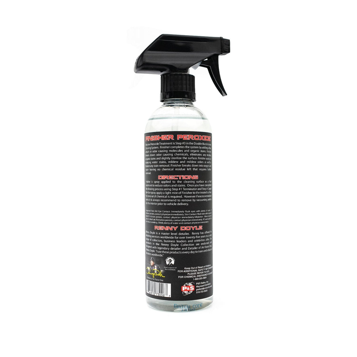 P&S Finisher Peroxide Carpet & Upholstery Stain Treatment 1 Pint (16oz)