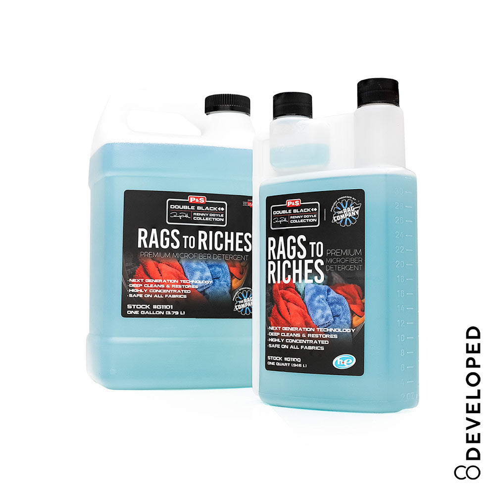 P&S Rags to Riches Microfiber Towel Detergent 1 Quart (32oz)