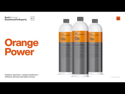 Koch Chemie Orange Power Interior Citrus Adhesive, Gum & Stain Remover video
