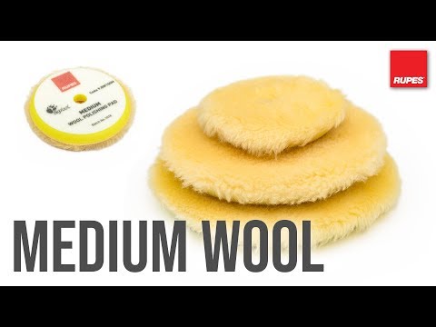 RUPES D-A Medium Wool Polishing Pad (Yellow) 5in 130mm video