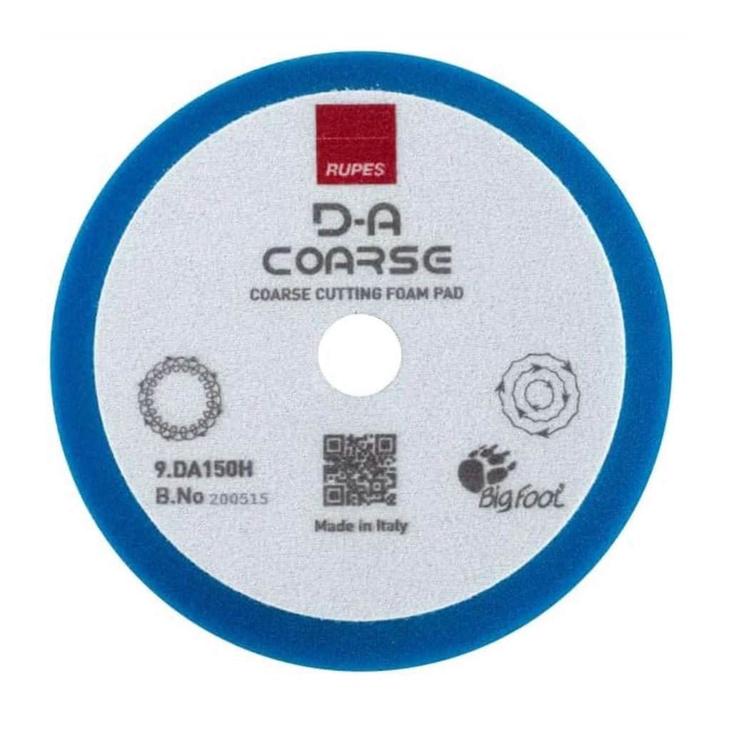 RUPES D-A Coarse Foam Polishing Pad (Blue) 6in 130/150mm