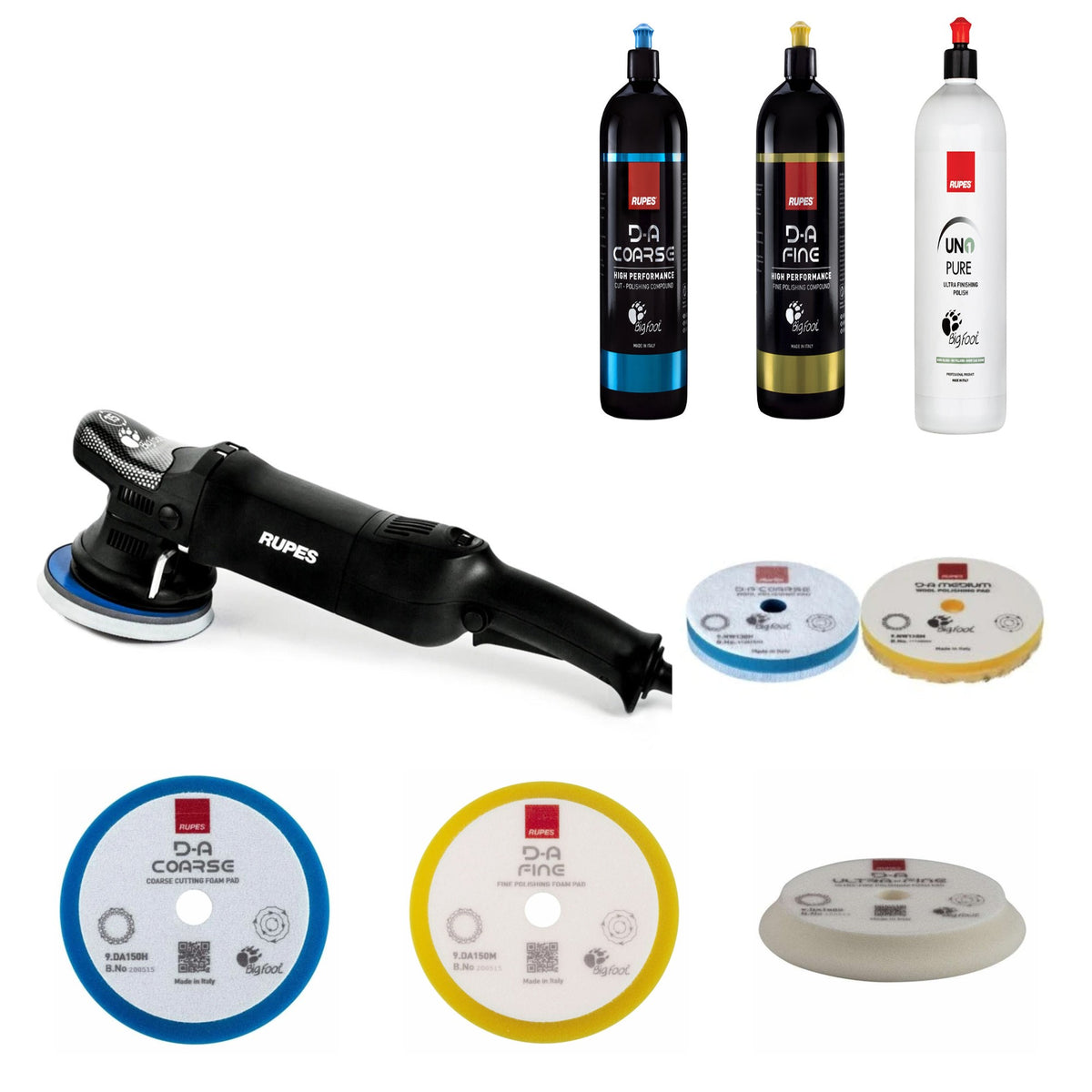 RUPES LHR15ES Polishing Kit