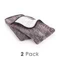 The Gauntlet- 15" x 24" Ice Grey and Grey / 2 Pack