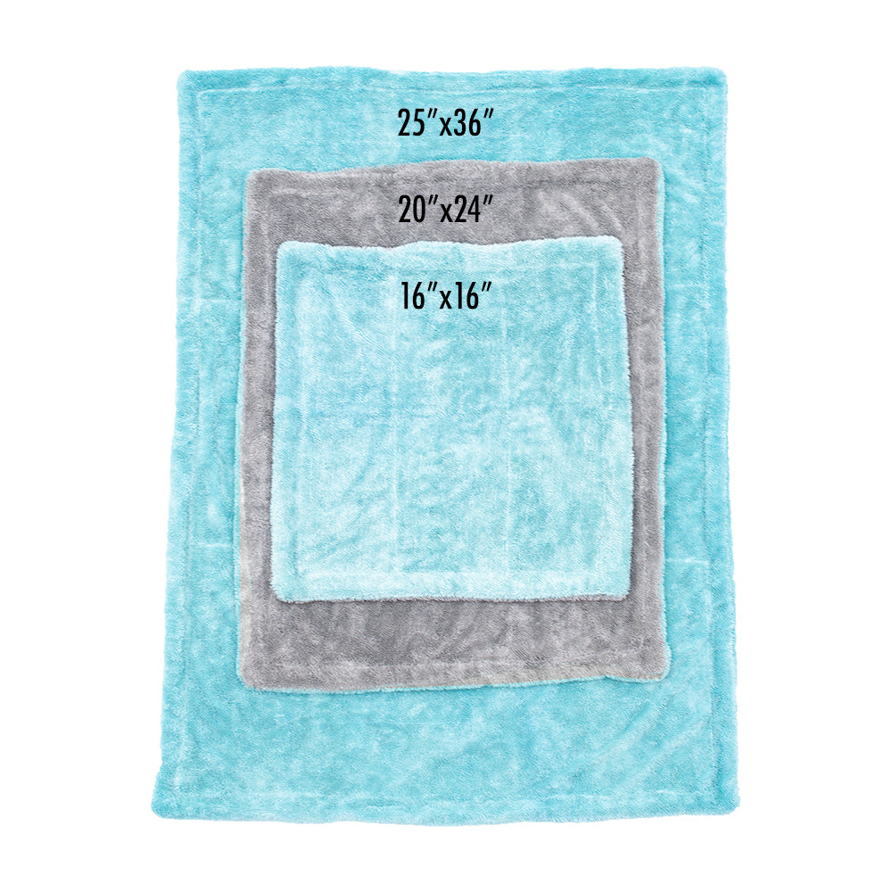 The Rag Company Liquid8r Microfiber Drying Towel 25" x 36" Aqua