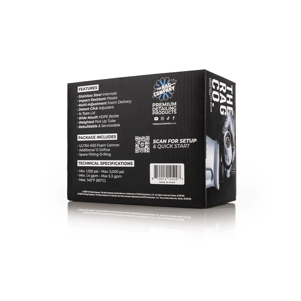 The Rag Company ULTRA H2O Foam Cannon for Pressure Washers