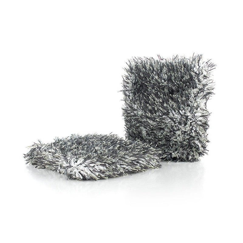 The Cyclone Ultra Wheel Mitt - 6" x 7" / Black and Grey / 2 pack